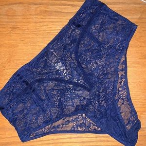 NWT lace banded high wasted panties